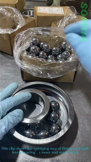 How Ball Bearings Are Assembled (Satisfying Process!)