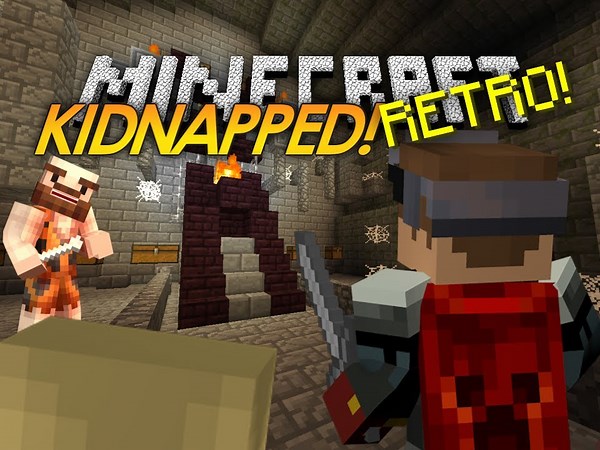 Retro Minecraft: Kidnapped! (Adventure Map) w/ Sean & Bree (2)