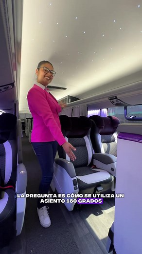 ¿Aún no sabes cómo usar el asiento 180°? 😌💺 Tranqui, aquí te lo contamos todo para tu próximo viaje 🚐✨ #Excluciva #civa #buses #peru🇵🇪 #viajes