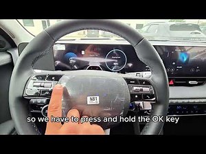 Disabling Shipping Mode on 2025 Hyundai Ioniq 5 - Hold OK to disable shipping mode!