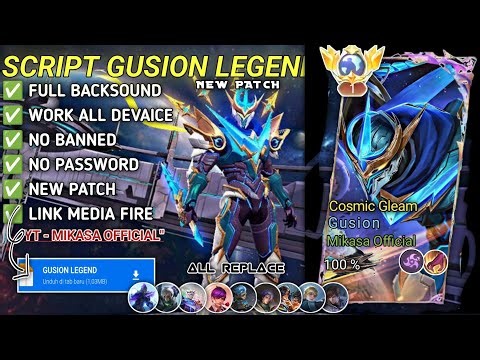Script Skin Gusion Legend | No Password | Terbaru | Link Media Fire | No Banned