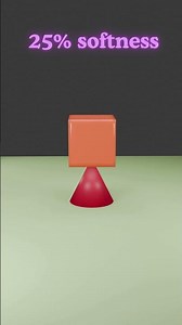 Oddly Satisfying 3D Jelly Cube vs. Sharp Cone