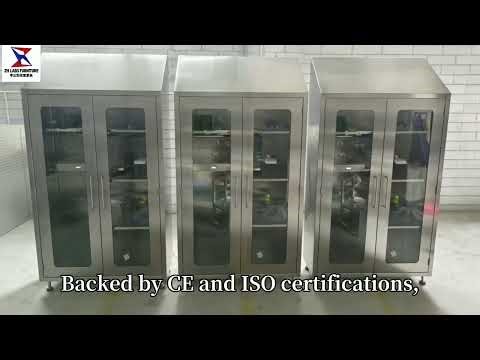 Fortify Your Storage. Choose ZH Lab Stainless Steel Cabinets #lab #storagesolutions #cabinet