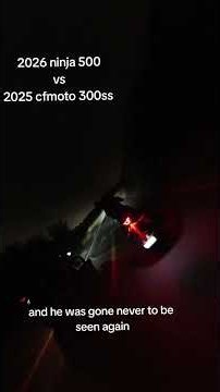 2026 ninja 500 vs 2025 cf moto 300ss curvy roads #cfmoto300sr #ninja500