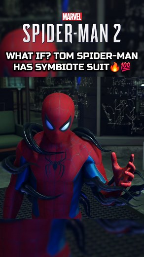 Tom Holland's Spider-Man Meets Venom Symbiote