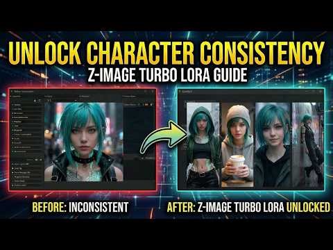 How to Train a Character LoRA for Z-Image Turbo (Unlock Character Consistency)