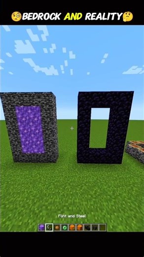 Minecraft Bedrock vs Reality🤯