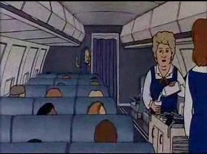 beavis-cornholio on a plane