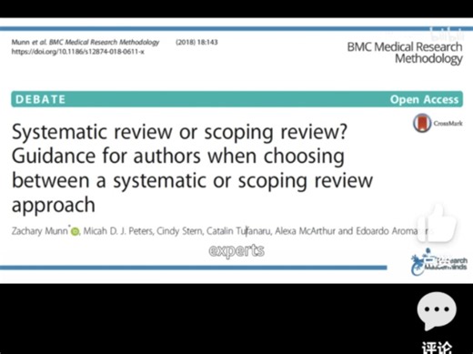 Systematic vs scoping review _ Which is right for your research question