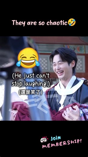 IU's grunt is funny to him🤣 behind the scenes #perfectcrown #byeonwooseok #iu #21世紀大君夫人 花絮