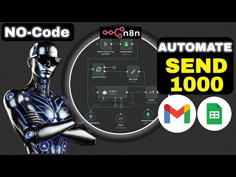 How To Automate 1000 Email Sending in n8n No-Code
