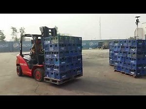 How to De-stack at High Level & Loading Pallets Onto A Delivery Truck ‪@ForkliftSkills‬