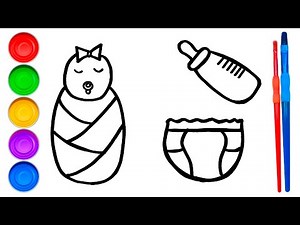 How to draw a Baby | Baby Easy Draw Tutorial