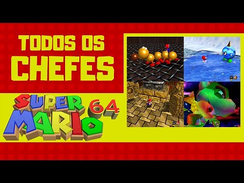 RANKEANDO OS CHEFES DO SUPER MARIO 64. DO MAIS FÁCIL AO MAIS DIFÍFCIL.