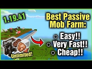 BEST PASSIVE MOB FARM EVER!! (EASY!) In Minecraft Bedrock 1.20