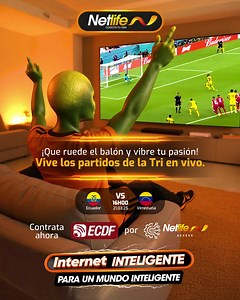 ¡Que nada frene tu pasión! ¡Contrata ahora ECDF por Netlife Access! Y disfruta de la emoción con la velocidad y estabilidad que solo Netlife puede ofrecerte. 💥🔥 *Términos y Condiciones en www.netlife.ec/terminos-y-condiciones/ #LaTriConNetlife #ElCanalDelFútbol #FútbolSinLímites #ConéctateConNetlife | Netlife Ecuador