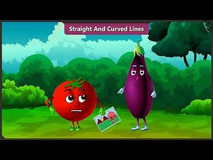 Straight and curved lines | Part 1/3 | English | Class 2
