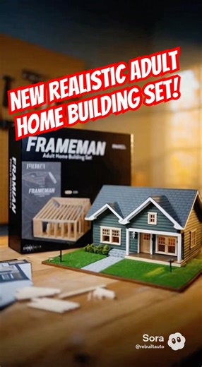 New realistic adult model home building set #building #construction #newconstruction #modeling