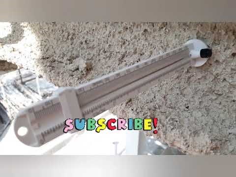 Cementitious Fire Proof Coating Inspection using FIRE PROOFING DEPTH GAUGE (Rafters, Deck & Column)