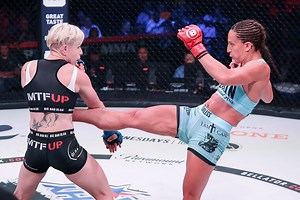 Julia "The Jewel" Budd hasn't lost a fight in nearly a decade! See her last title defense in this week’s #FullFightFriday. & don't miss her title defense next Saturday against Cris Cyborg Justino! 🎟 http://bit.ly/Bellator-238 #Bellator238 | Bellator MMA