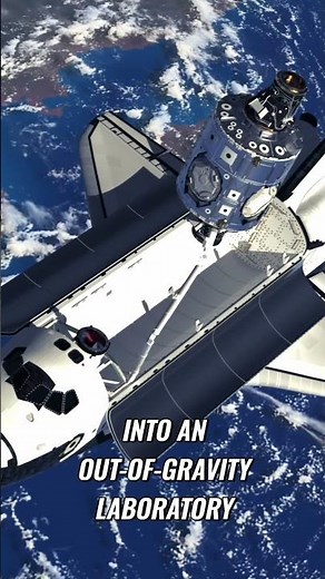 Space Shuttle's Secret: Launching Hubble & Building ISS! #shorts