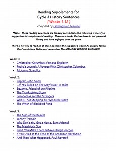 Our History Notebook: Classical Conversations Cycle 3 - Home - Homegrown Learners