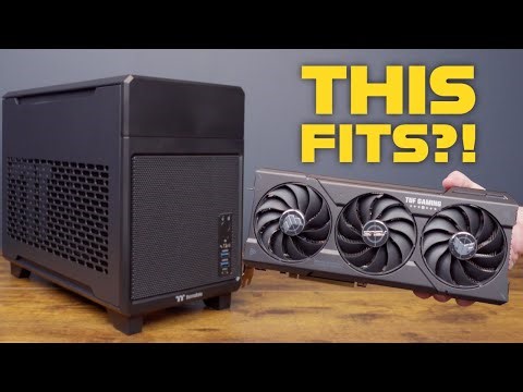 Thermaltake TR100! - You Won’t Believe What Fits In This TINY ITX Case | NO RGB! RTX4070S | PC Build