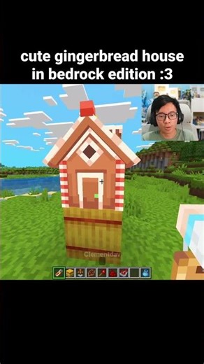 Minecraft Gingerbread House Moment