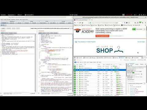 Web cache poisoning to exploit a DOM ... (Video solution)
