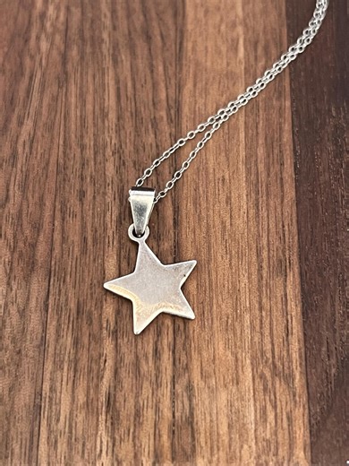 Sterling Silver Star Necklace | Dainty Celestial Jewelry - Etsy