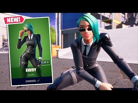 NEW ENVOY Skin Gameplay in Fortnite!