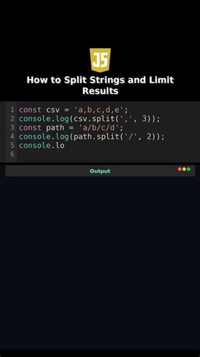 How to Split Strings and Limit Results #limit