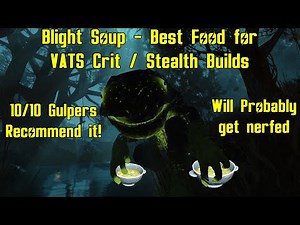 Fallout 76: Blight Soup Guide - Best Food for VATS Crit Builds - Stealth Commando, Guerilla