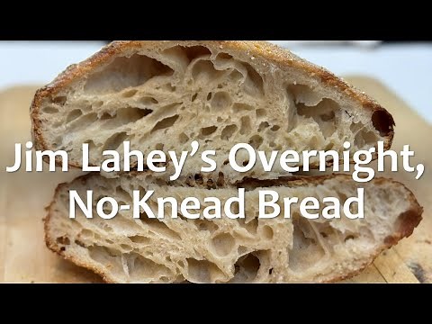 Jim Lahey's Overnight No Knead Bread #easy #recipe #cooking #homemade