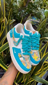 Donald Duck G&G Sneakers💙🦆 #donaldduck #duck #sneakerart #menshoes #af1 #customairforce1 #richycustoms #luxury #shoedesign | Richy Customs