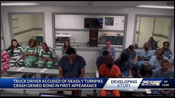 'Flight risk and no bond': First court appearance for trucker accused of manslaughter