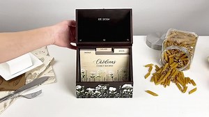 Wooden Recipe Card Box 4x6/5x7 Personalized Chistmas Gift for Mom Grandma Wife Custom Recipe Box   Dividers & Cards Farmhouse Kitchen Decor - Etsy