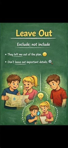leave out exclude