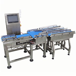 [Hot Item] High Speed Industrial Check Weigher Conveyor Belt Chicken Weight Grader Sorting Machine