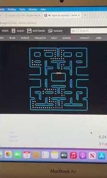 A video of me playing the Apple II version of Pac-Man #retrogaming #pacman #80sgaming #appleii