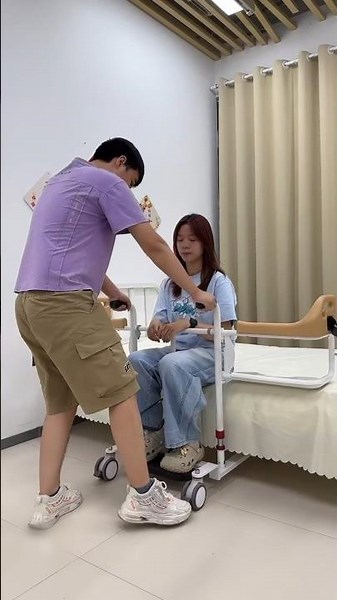 ✅ Elderly transfer lifts for home care-Elderly Patient Transfer Lift Handicapped Wheelchair (# 1092)