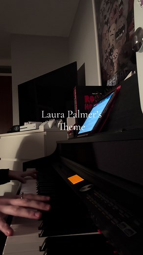 recorded this sm times🥲 #fyp #viral #piano #laurapalmerstheme #twinpeaks