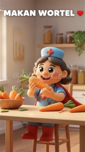 Wortel membantu menjaga kesehatan mata 👀🥕
