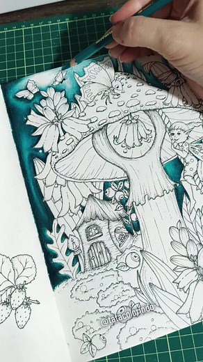 Coloring Book Background Tutorial