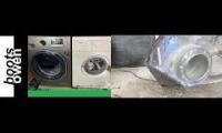 Mix of 2 videos from youtube : Candy Washing Machine Destruction