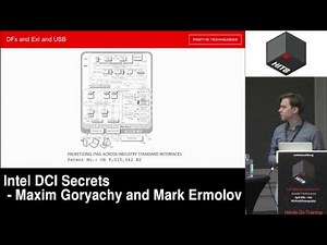 #HITB2017AMS COMMSEC D2 - Intel DCI Secrets - Maxim Goryachy and Mark Ermolov
