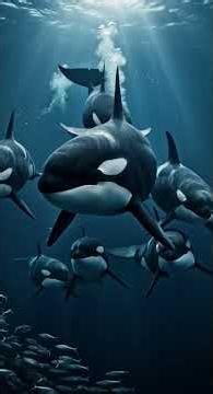 What Happens When an Orca Meets a Giant Squid? #orca #giantsquid #wildlife