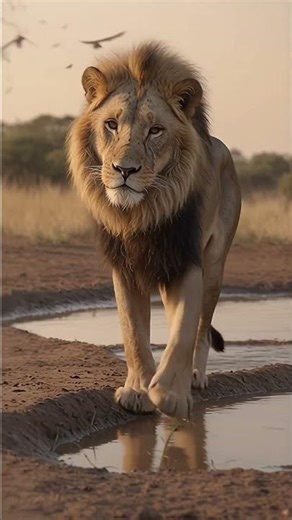 Lion vs Porcupine: Instant Regret 😂 #viralvideos #funnyvideo