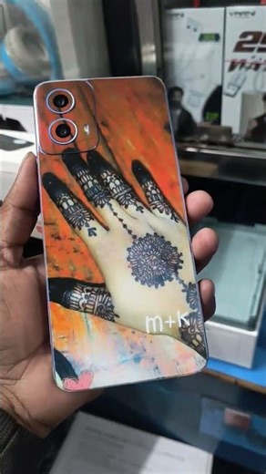 moto g34 5g mobile back sticker