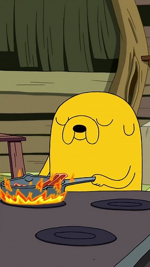 Jake the Duck Adventure Time Bacon Pancakes